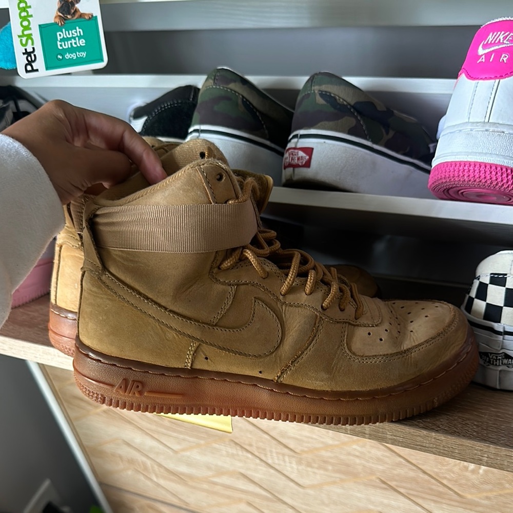 Nike Tan High-Top Sneakers